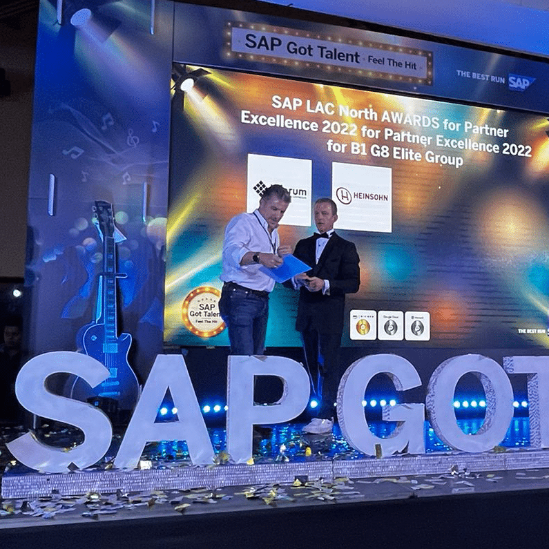SAP LAC North Awards for Partner Excellence 2022 for B1 G8 Elite Group