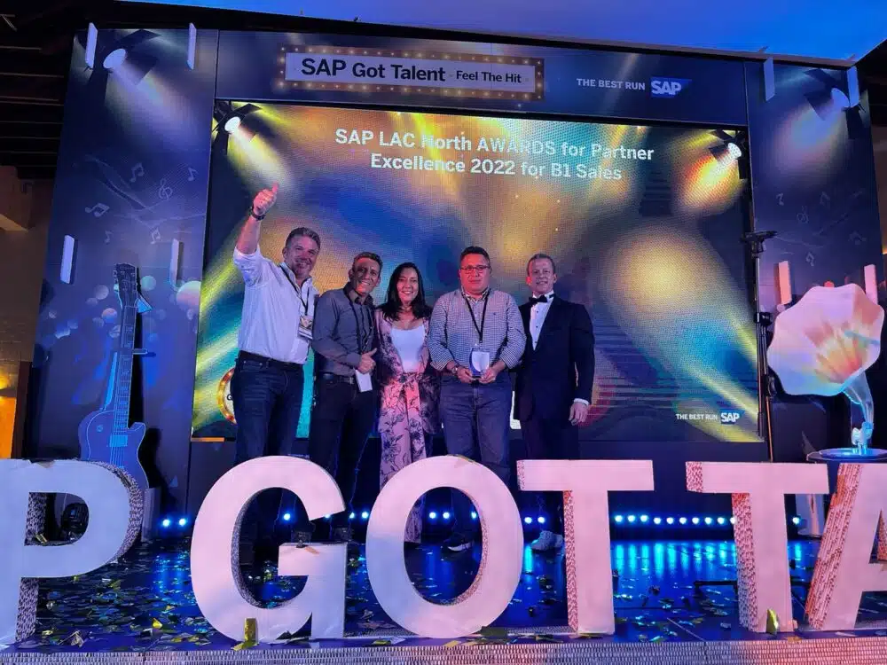 SAP LAC North Awards for Partner Excellence 2022 for B1 Sales