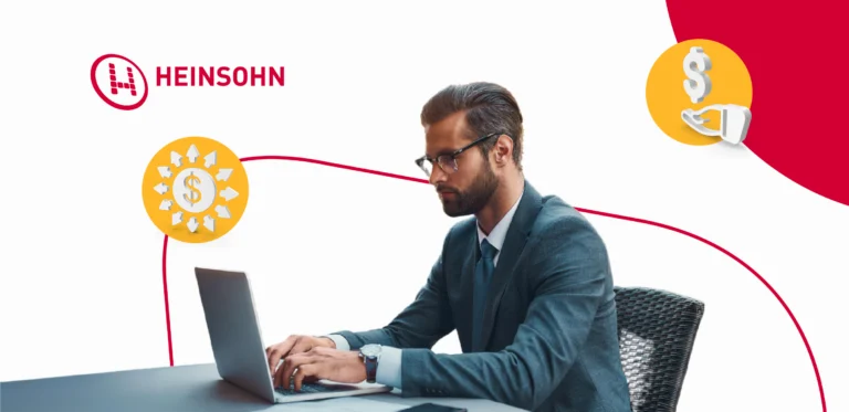 hombre de negocios en gestionando sus inversiones