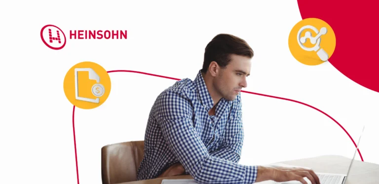 hombre de negocios usando computadora